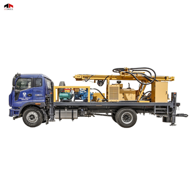 CSD200 4x4のトラックによって取付けられる井戸の掘削装置の試錐孔機械
