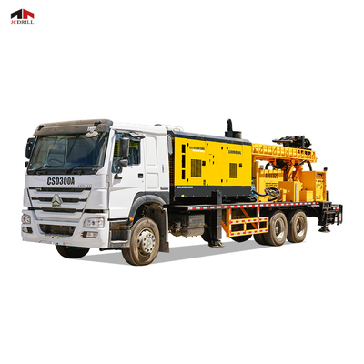 購入 93KW Truck Mounted Water Well Drilling Rig 300m Depth オンライン製造