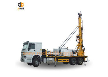 良い価格 300m 6 x 4 3つのM/4.5 Mのドリル棒が付いている頑丈なトラックの井戸の掘削装置 オンライン